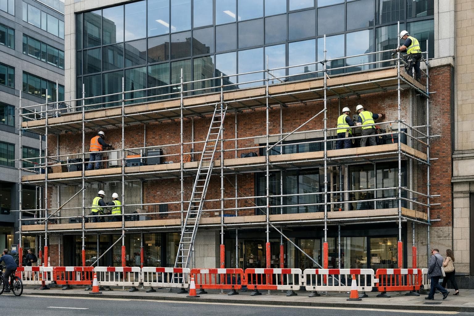 How Commercial Scaffolding Works on Occupied Buildings article image